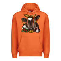 Carrot christmas baby cow Premium Hoodie - RanaPortraitStore