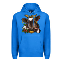 True Royal christmas baby cow Premium Hoodie - RanaPortraitStore
