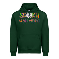 Forest Green Spooky State of Mind Urban Hoodie - texasbilliewilder