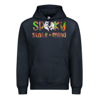 Navy Spooky State of Mind Urban Hoodie - texasbilliewilder