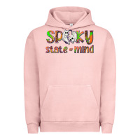 Pigment Salmon Spooky State of Mind Urban Hoodie - texasbilliewilder