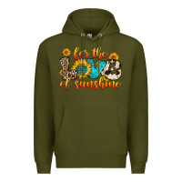 Army Green for the love of sunshine Premium Hoodie - Zillion Design Studio