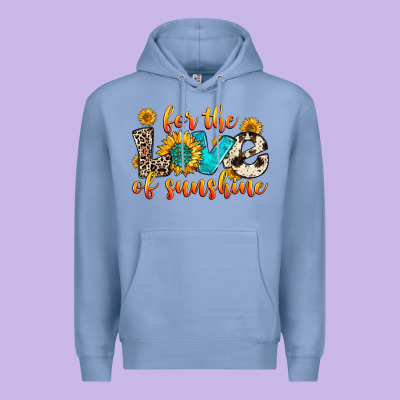 For The Love Of Sunshine Premium Hoodie Designed By Zillion Design Studio