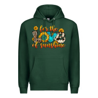 Sports Green for the love of sunshine Premium Hoodie - Zillion Design Studio