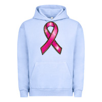 Pigment Grape Ice breast cancer ribbon Urban Hoodie - RanaPortraitStore