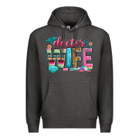 Charcoal Heather doctor wife Premium Hoodie - Zillion Design Studio