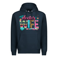Navy doctor wife Premium Hoodie - Zillion Design Studio