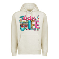 Oatmeal Heather doctor wife Premium Hoodie - Zillion Design Studio