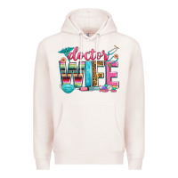 Pale Pink doctor wife Premium Hoodie - Zillion Design Studio