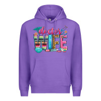 Purple doctor wife Premium Hoodie - Zillion Design Studio