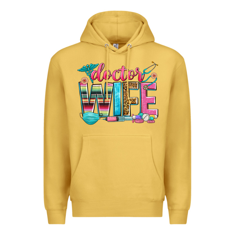 Doctor Wife Premium Hoodie by Zillion Design Studio | Teevron