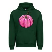 Forest Green breast cancer awereness pumpkin Urban Hoodie - RanaPortraitStore