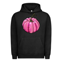 Pigment Black breast cancer awereness pumpkin Urban Hoodie - RanaPortraitStore