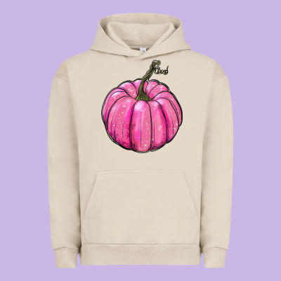 Breast Cancer Awereness Pumpkin Urban Hoodie Designed By Ranaportraitstore
