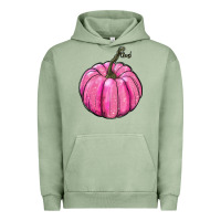 Pigment Oil Green breast cancer awereness pumpkin Urban Hoodie - RanaPortraitStore