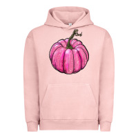 Pigment Salmon breast cancer awereness pumpkin Urban Hoodie - RanaPortraitStore