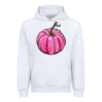 White breast cancer awereness pumpkin Urban Hoodie - RanaPortraitStore