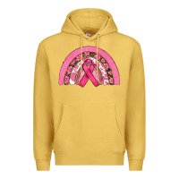 Antique Gold breast cancer rainbow Premium Hoodie - RanaPortraitStore