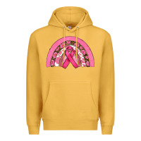 Mustard breast cancer rainbow Premium Hoodie - RanaPortraitStore