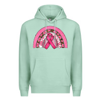 Seafoam breast cancer rainbow Premium Hoodie - RanaPortraitStore