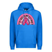 True Royal breast cancer rainbow Premium Hoodie - RanaPortraitStore