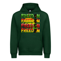 Forest Green freedom freedom freedom freedom 1865 Urban Hoodie - Zillion Design Studio