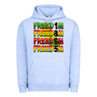 Pigment Grape Ice freedom freedom freedom freedom 1865 Urban Hoodie - Zillion Design Studio