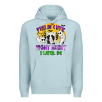 Blue Mist Feeling Cute Might Haunt U Later Premium Hoodie - texasbilliewilder