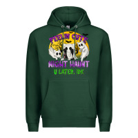 Sports Green Feeling Cute Might Haunt U Later Premium Hoodie - texasbilliewilder