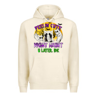 Tofu Feeling Cute Might Haunt U Later Premium Hoodie - texasbilliewilder