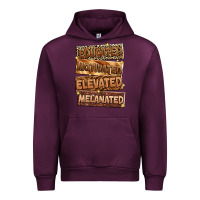 Mauve Wine educated motivated elevated melanated Urban Hoodie - Zillion Design Studio