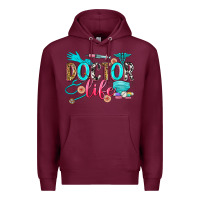 Burgundy doctor life Premium Hoodie - Zillion Design Studio