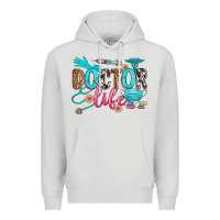 Dove Grey doctor life Premium Hoodie - Zillion Design Studio