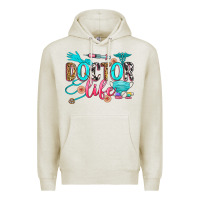 Oatmeal Heather doctor life Premium Hoodie - Zillion Design Studio