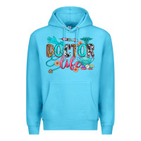 Ocean Blue doctor life Premium Hoodie - Zillion Design Studio