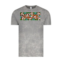 Cloud Rock Santa skeleton christmas Vintage Tee - Artiststas