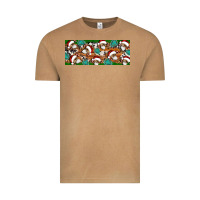 Vintage Camel Santa skeleton christmas Vintage Tee - Artiststas