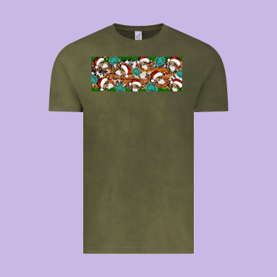 Santa Skeleton Christmas Vintage Tee Designed By Artiststas