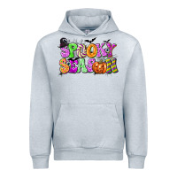 Heather Grey Spooky Season Urban Hoodie - texasbilliewilder