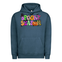 Pigment Midnight Navy Spooky Season Urban Hoodie - texasbilliewilder