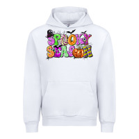 White Spooky Season Urban Hoodie - texasbilliewilder
