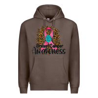 Coffee breast cancer awareness Premium Hoodie - RanaPortraitStore