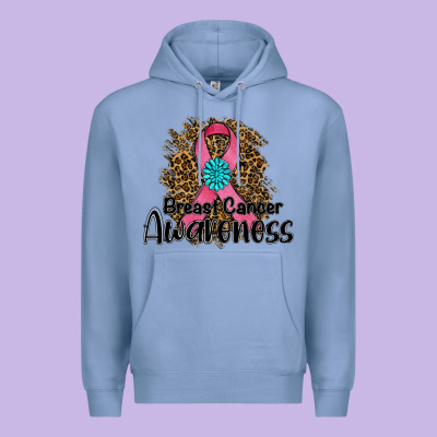 Breast Cancer Awareness Premium Hoodie Designed By Ranaportraitstore