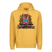 Mustard breast cancer awareness Premium Hoodie - RanaPortraitStore