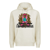 Oatmeal Heather breast cancer awareness Premium Hoodie - RanaPortraitStore