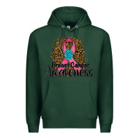 Sports Green breast cancer awareness Premium Hoodie - RanaPortraitStore