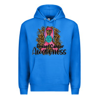 True Royal breast cancer awareness Premium Hoodie - RanaPortraitStore