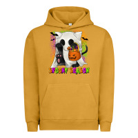 Pigment Peanut Butter Spooky Season Ghost Cat Urban Hoodie - texasbilliewilder
