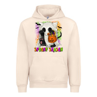 Sandshell Spooky Season Ghost Cat Urban Hoodie - texasbilliewilder