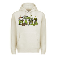 Oatmeal Heather army mama Premium Hoodie - Zillion Design Studio